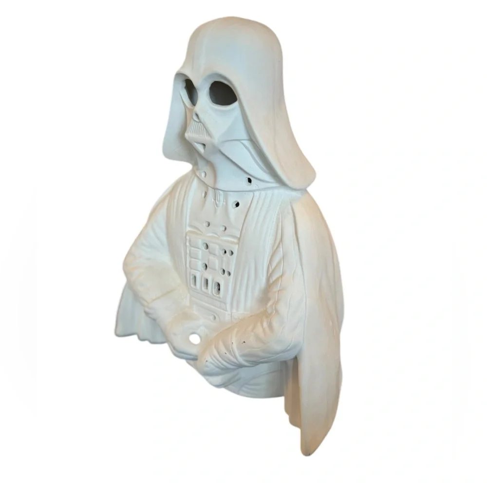 Darth Vader Vintage Unfinished 12” Ceramic Lamp